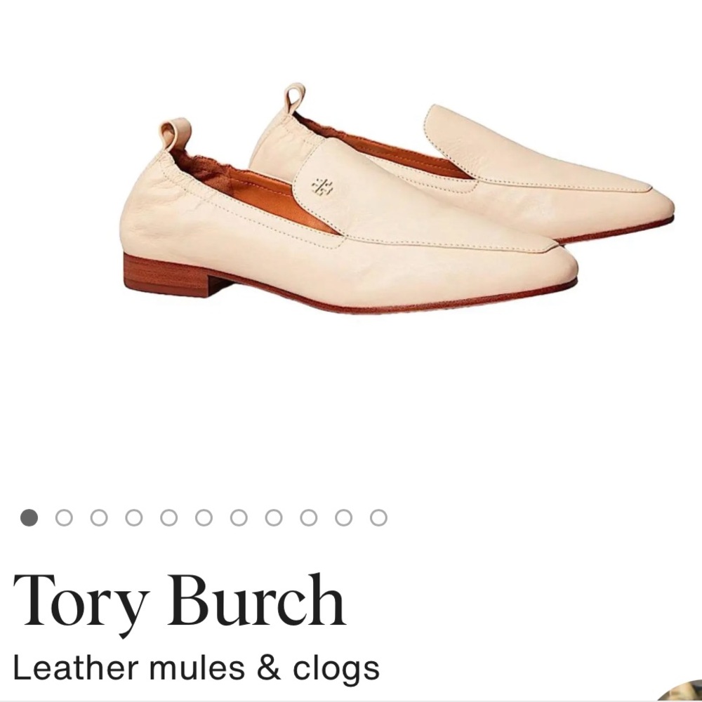 Tory Burch Leather Loafer Flat